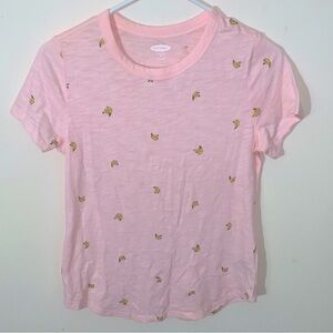 Old Navy Pink Banana-Print tee